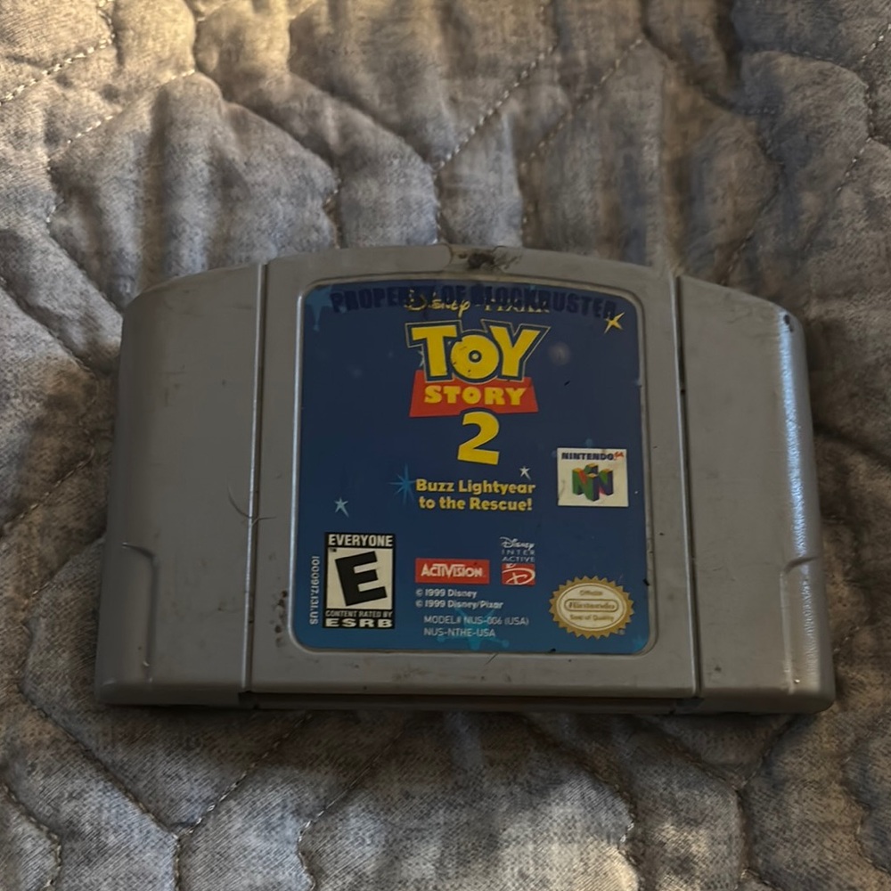 Nintendo Toy Story 2 Gray Cartridge